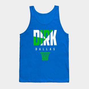 Dirk Dallas Basketball Tank Top